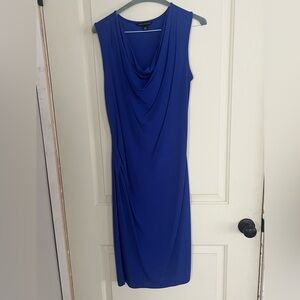 Banana Republic Women’s Blue Cowl Neck Sheath Dress Size XS
